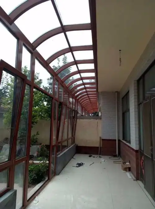 谁说只有别墅才能有阳光房,简单的平房照样做漂亮的阳光房