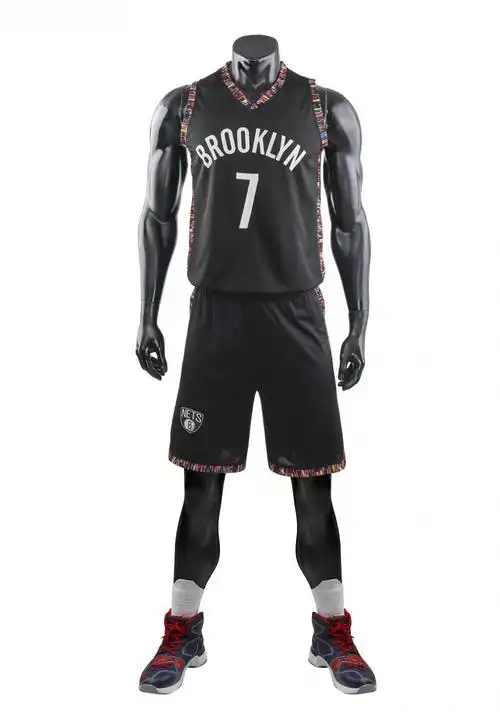 欧文球衣新款城市版篮网队杜兰特欧文7号11号球衣篮球服定制7号杜兰特