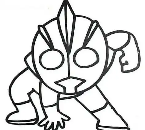 所有女奥特曼的简笔画