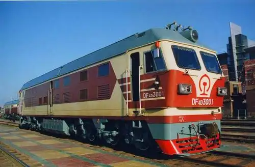 火车头-东风df型内燃机车