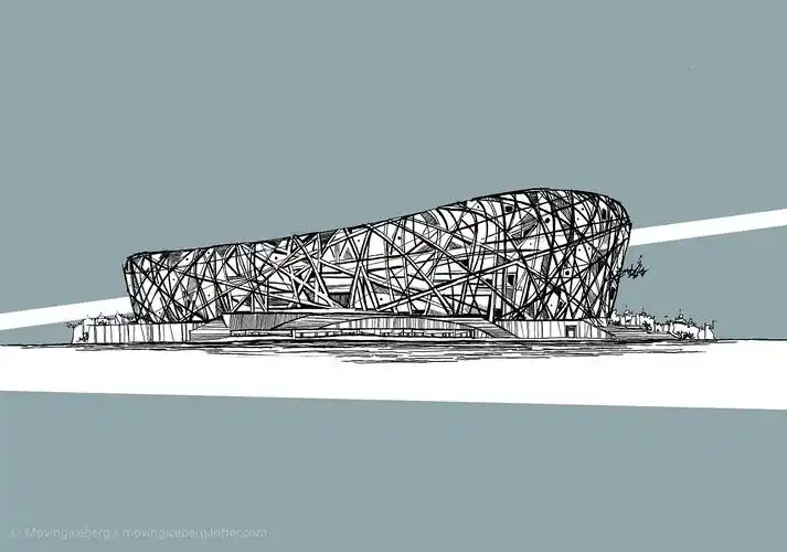 北京国家体育场|插画|商业插画|arcxiv_原创作品-站酷(zcool)