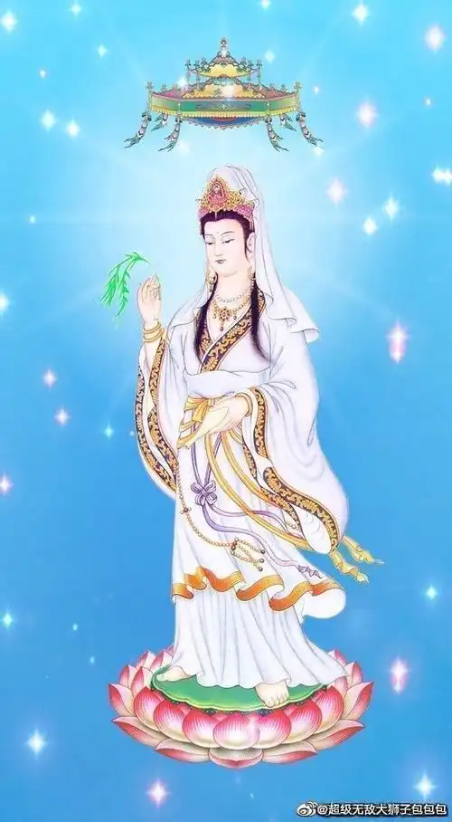 大慈大悲的观音菩萨保佑爸爸妈妈和我的身体.