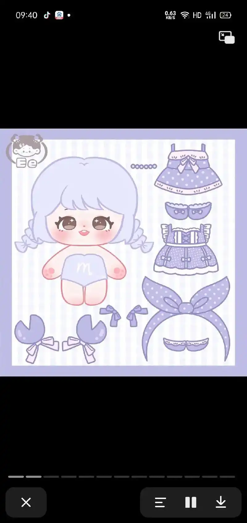 十二星座换装贴贴纸喊你的闺蜜打印吧