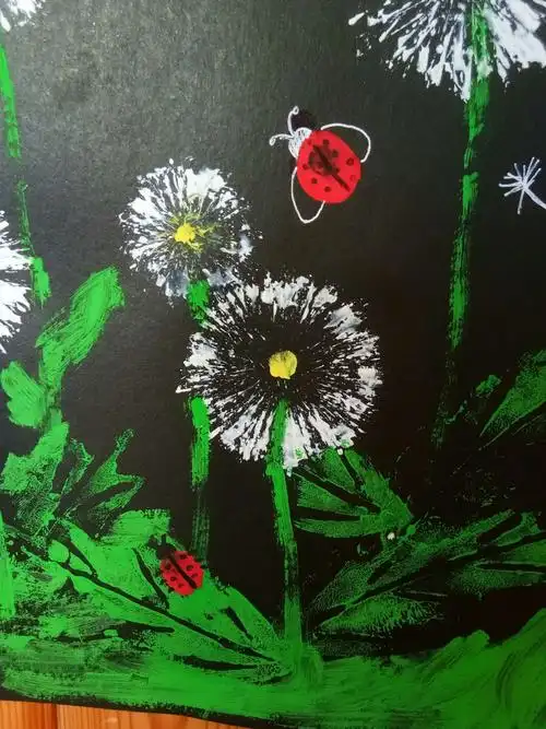 拓印《蒲公英》