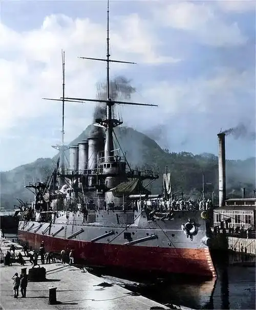 1908年11月,列特维赞号经过修复后完工,因为舰龄新船体耐用,被日本