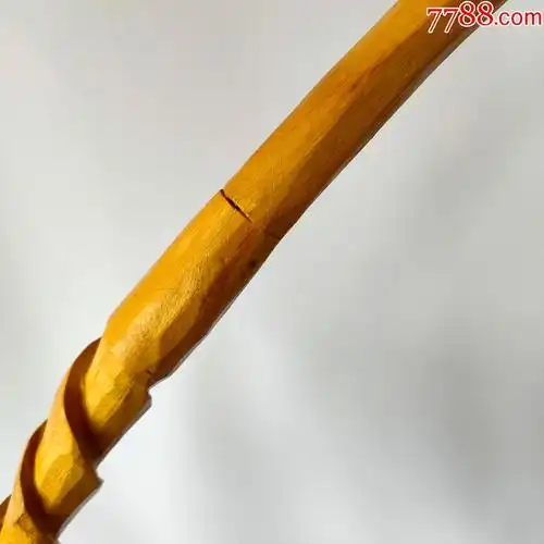 西洋古董长烟斗大型坚果木长烟管烟斗收藏摆件道具长66cm