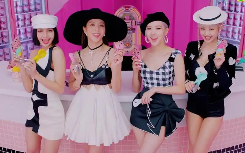 blackpink ice cream mv