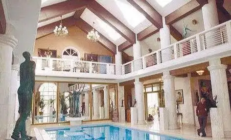 王中军的豪宅真不小,院子占了整整7亩地.