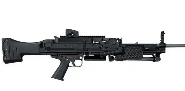 德国mg4轻机枪左右手皆可操作