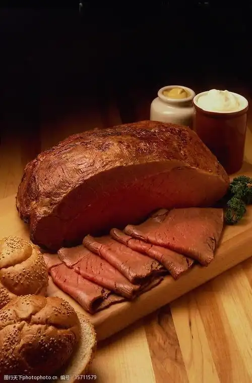 关键词:熏肉 西餐食物 肉片 美味 佳肴 可口 高精度素材图片 餐饮美食