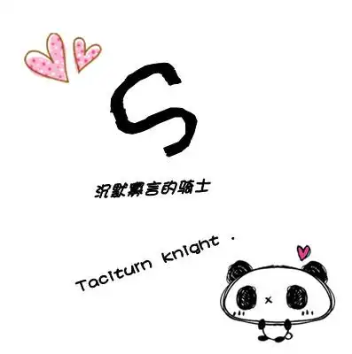 可爱女生喜欢的qq字母头像英文26字母卡通头像