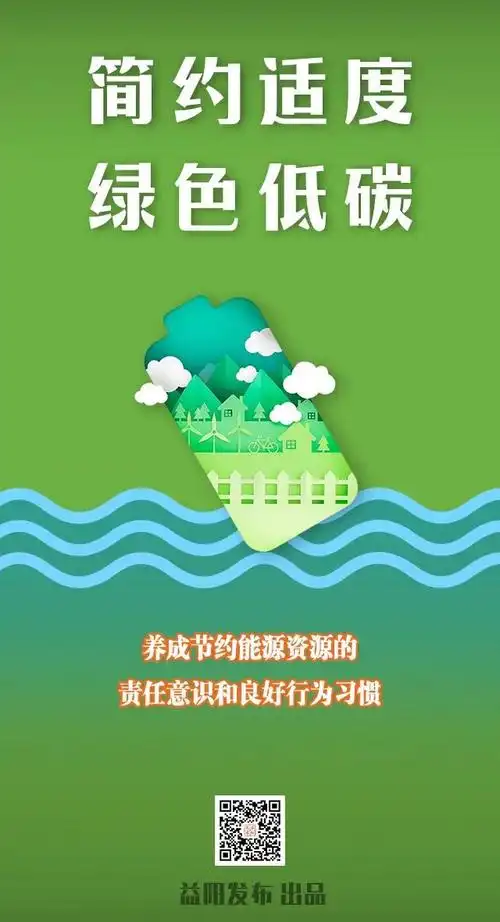 创意海报 | 2021年益阳市全国节能宣传周暨全国低碳日倡议书