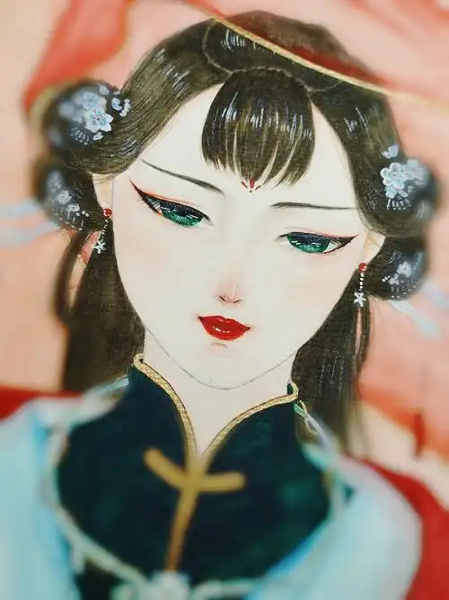 嫁衣|插画|创作习作|hay爱吃鱼 - 原创作品 - 站酷 (zcool)