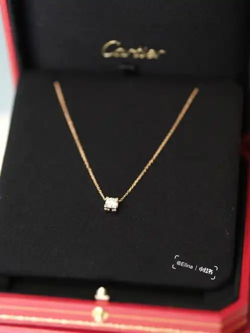 卡地亚牛头单钻项链54分78