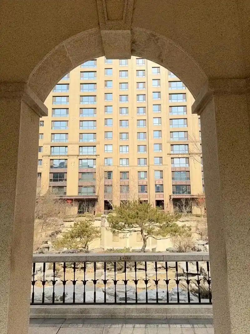 北京朝阳区望京 大平层豪宅 外立面大理石.