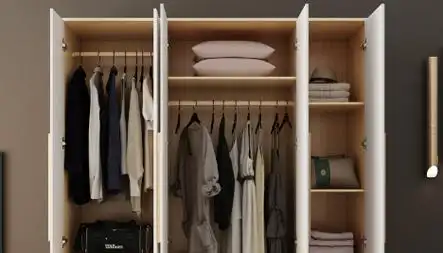 衣服太长怎么挂衣柜(入门鞋柜加挂衣柜图片)-汇君网