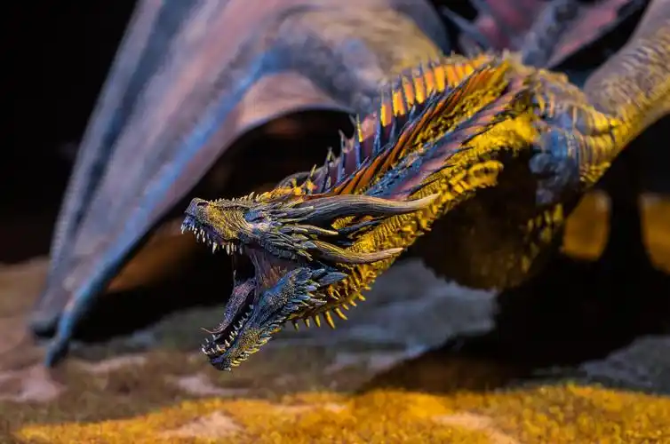 权利的游戏冰与火之歌卓耿龙模型手办雕像