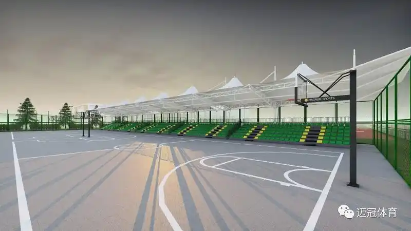 那今天,我们就来看一下 那些以假乱真的运动场地3d效果图 室内篮球