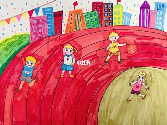 儿童画校园主题(附步骤)