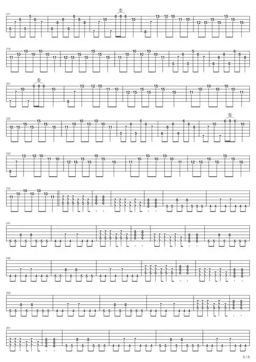 avengedsevenfolddemons吉他谱