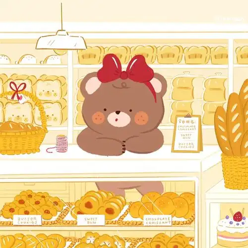 卖面包的小熊熊