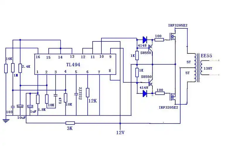 逆变器原理图【资料收录】