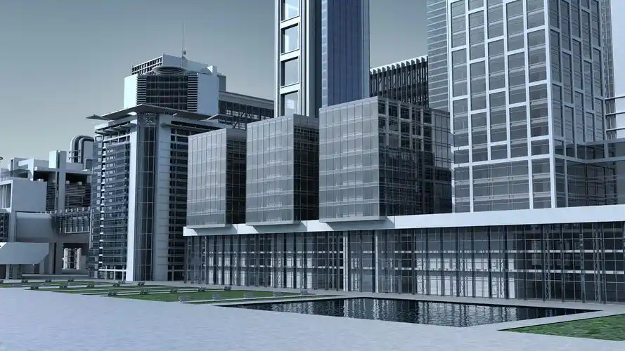 未来城市043d模型