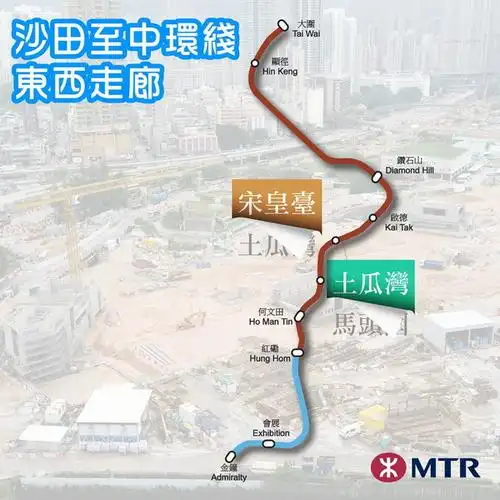 土瓜湾站变宋皇台站