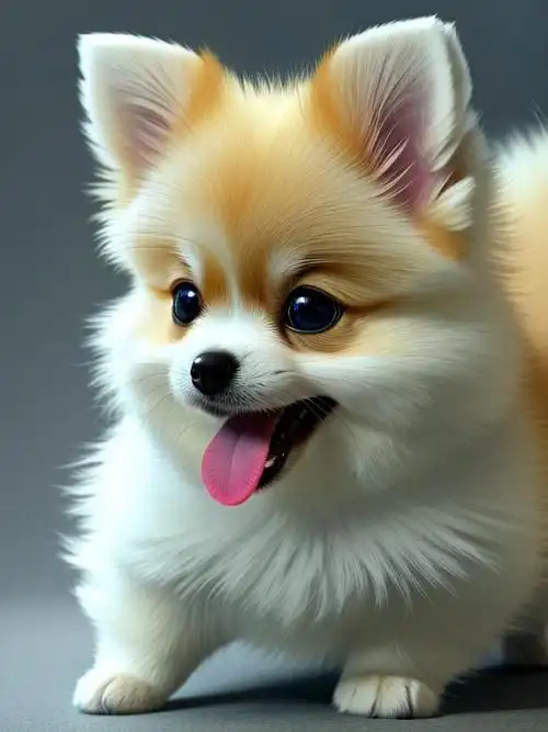 可爱小狗图片背景头像