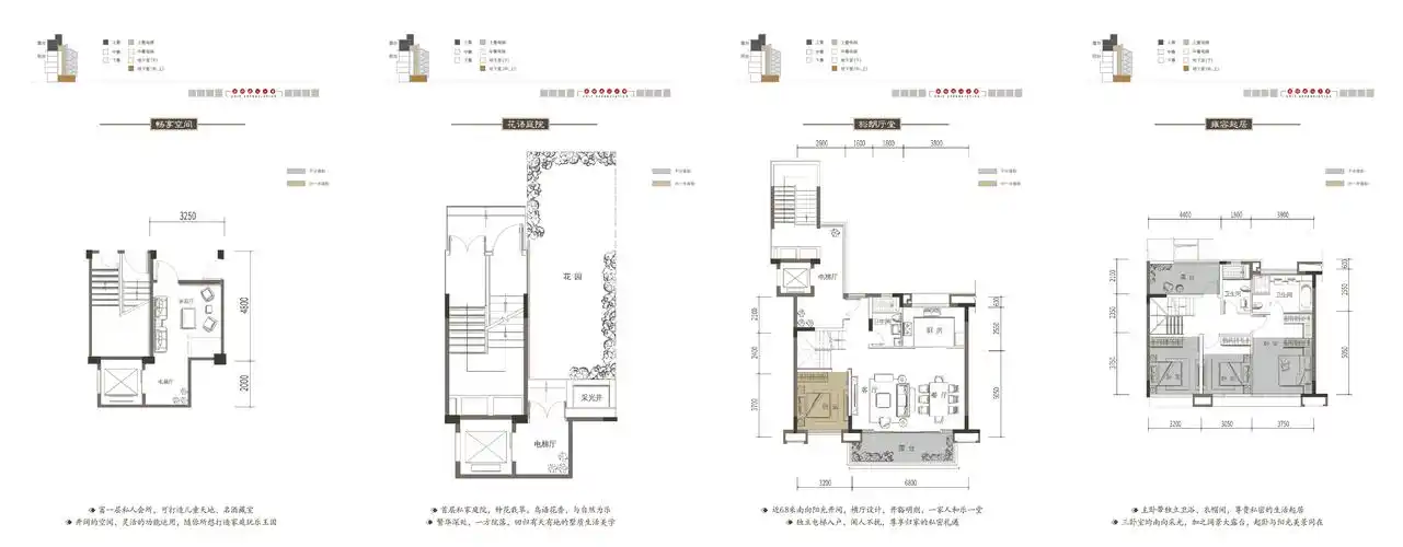 佛山五矿崇文金城叠墅户型鉴赏