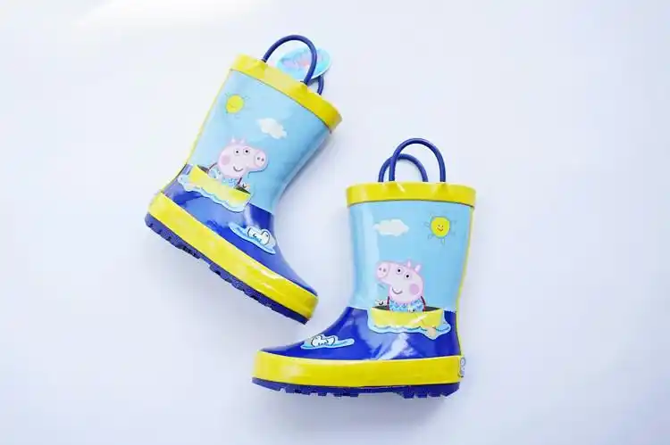 佩奇雨靴儿童雨靴小猪佩奇男女婴儿宝宝小孩粉红猪网红雨鞋水鞋春夏秋