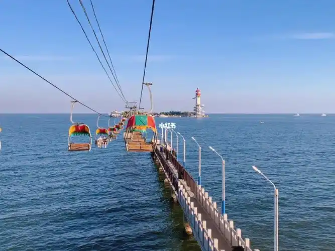 秦皇岛北戴河仙螺岛跨海索道