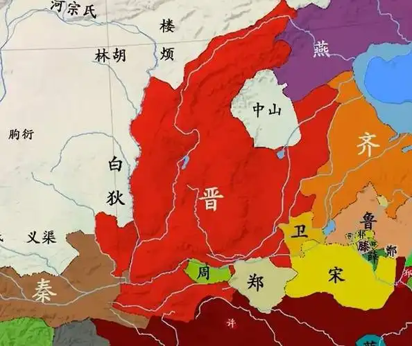 三家分晋地图(三家分晋地图怎么划分)