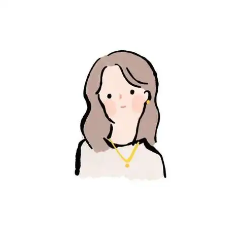 白底头像手绘简约线条白底头像