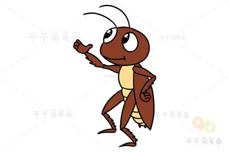 蟋蟀简笔画简单又好看