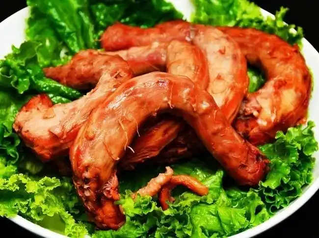 卤鸡脖菜品图片素材