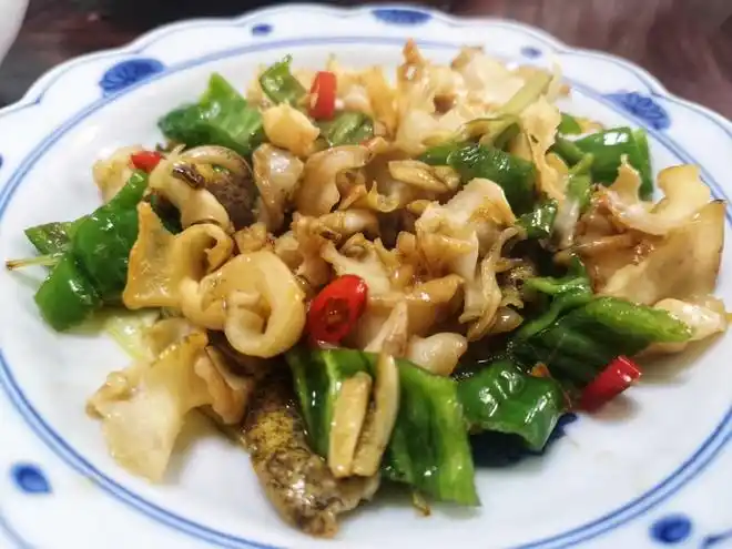 爆炒海螺片的做法