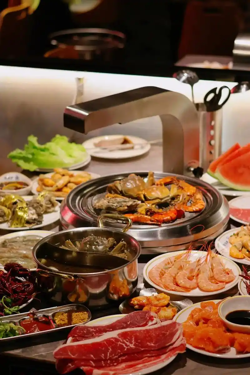 海鲜烧烤自助任你尽情享用