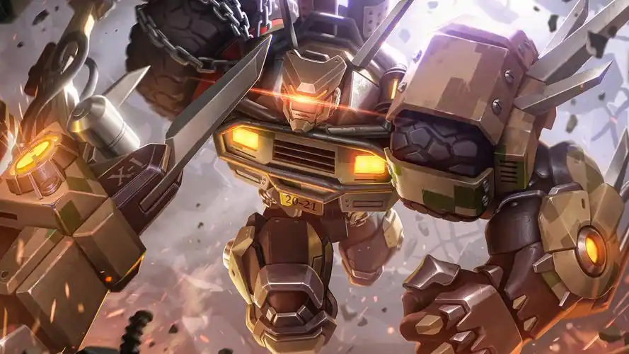 王者荣耀典韦-铁甲之心壁纸