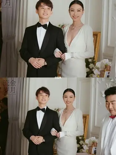 揭秘流金岁月朱琐锁倪妮婚纱造型_婚纱_流金岁月怎么样_新娘_缎面