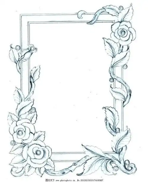 幼儿园相框画创意简笔画