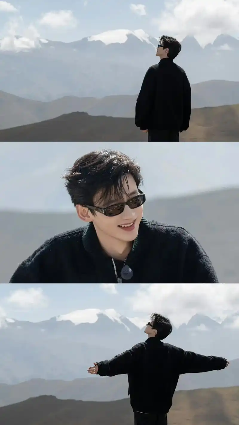 什么叫一眼万年#白敬亭 #白敬亭张开双臂背影壁纸 - 抖音