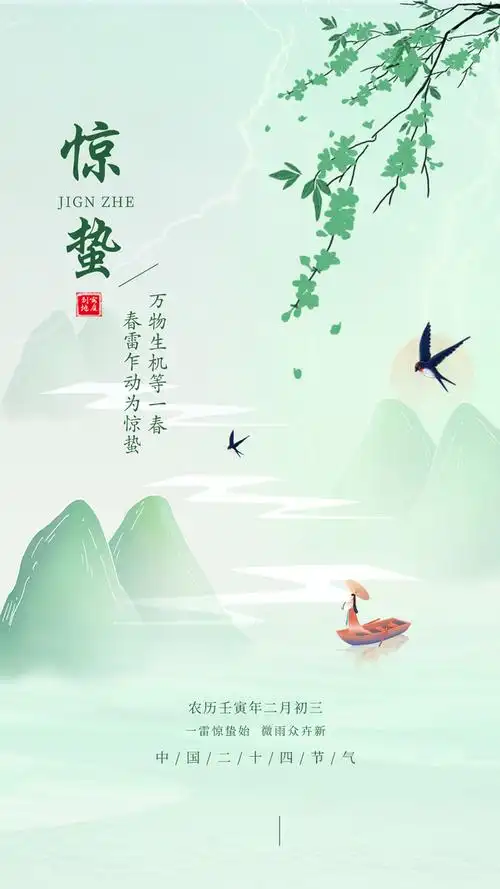 惊蛰图片配图唯美高清带字大全惊蛰朋友圈抖音文案祝福语句子