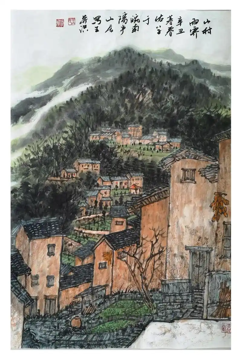 安徽阳产古村写生