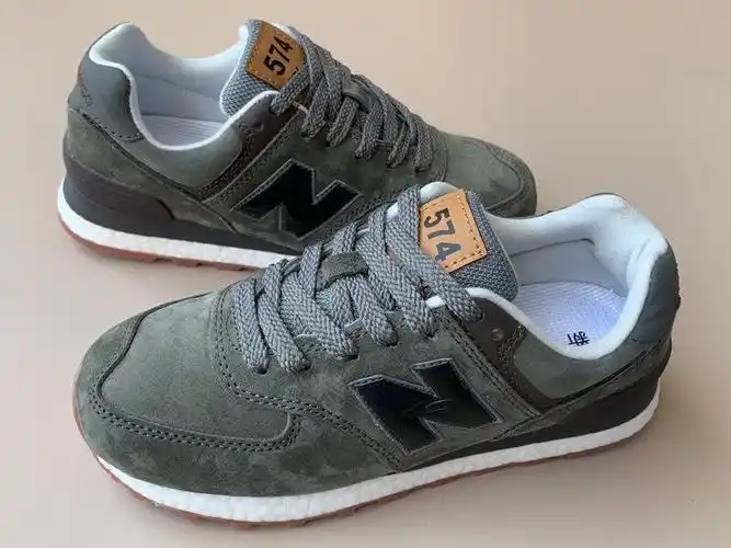新百伦男鞋百搭休闲574学生运动跑步鞋秋冬季新款 军绿色 36【图片