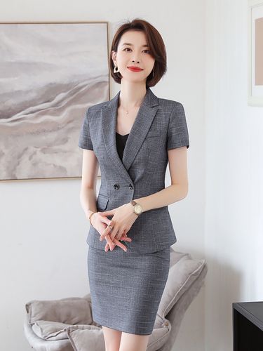 高端职业装套装裙女夏季酒店前台经理正装工装cosplay女装