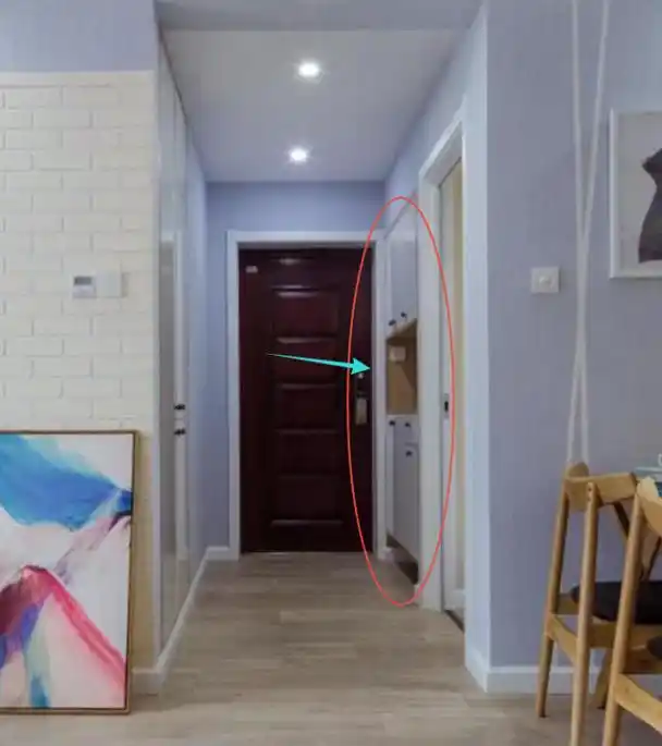 玄关鞋柜别再乱装,2019年流行这6套设计,案例适用于各种户型