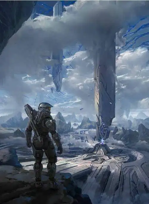 恢宏大气作品光晕4最新原画赏析