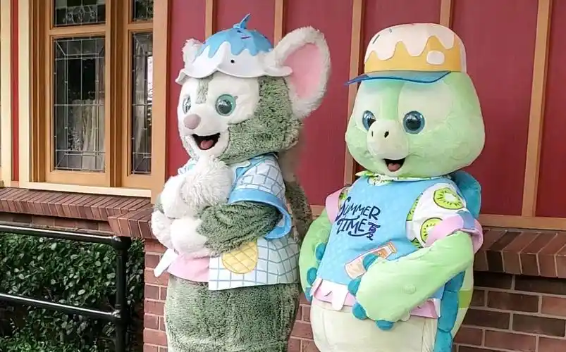 【上海迪士尼】早上好,奥乐米拉olu,杰拉多尼toni认真营业(上)