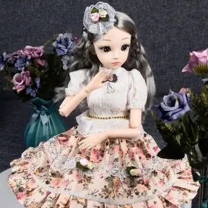 60厘米贝翎芭比娃娃大号超大洋娃娃女孩玩具公主女单个套装大礼盒